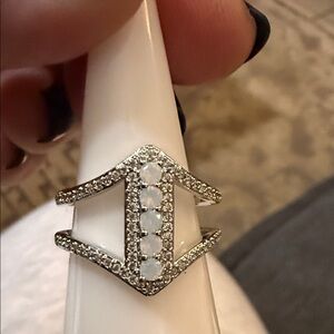 Designed to Shine Silver Moonstone Ring